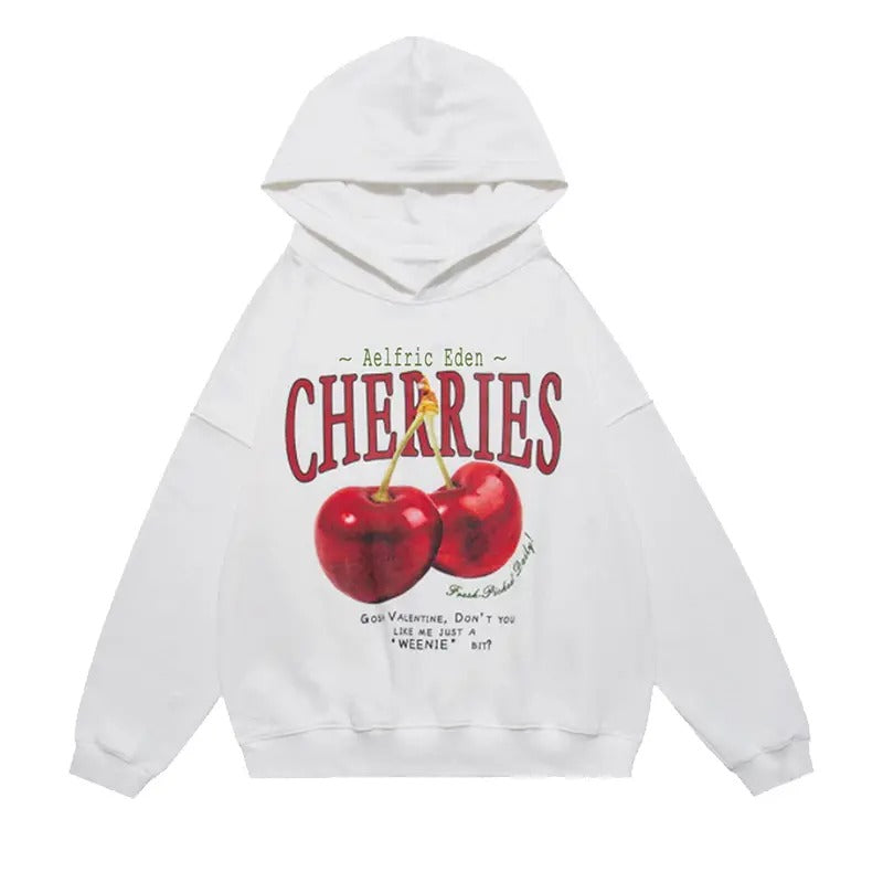 Aelfric Eden Unisex Novelty Cherries Graphic Hoodies