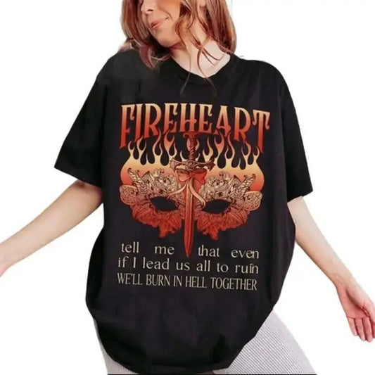 Aelin Galathynius Shirt | Fireheart Terrasen, SJM Universe Rowan Whitethorn Kingsflame The Thirteen, throne of glass book...
