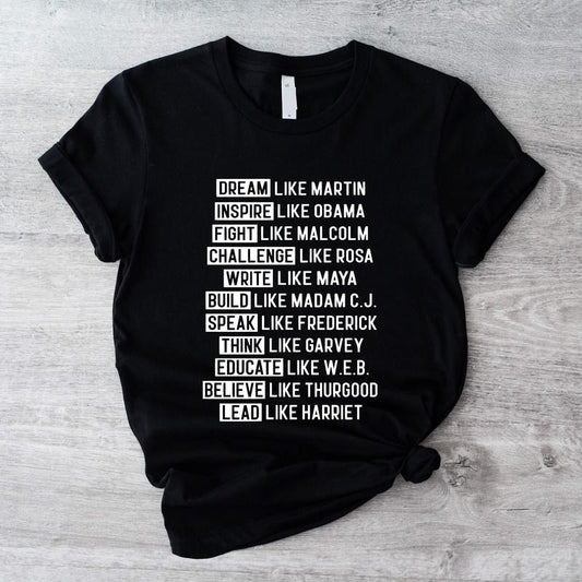 African American Activists Shirt, Black History Month T-shirt, Afro American Tee For Men, Gift For Afro Women.