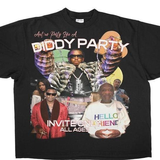Aint No Party Like A Diddy Party T Shirt Retro Vintage Y2k Aesthetic