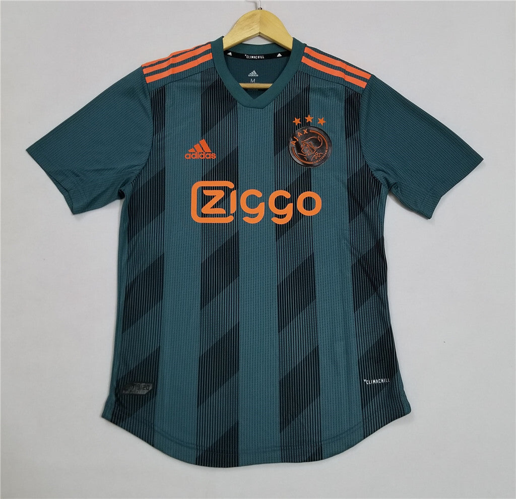 Ajax away green player version 19-20 soccer jersey
