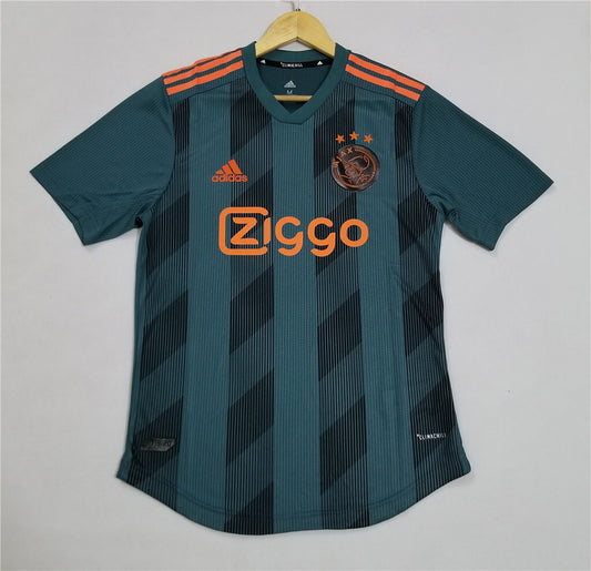 Ajax away green player version 19-20 soccer jersey