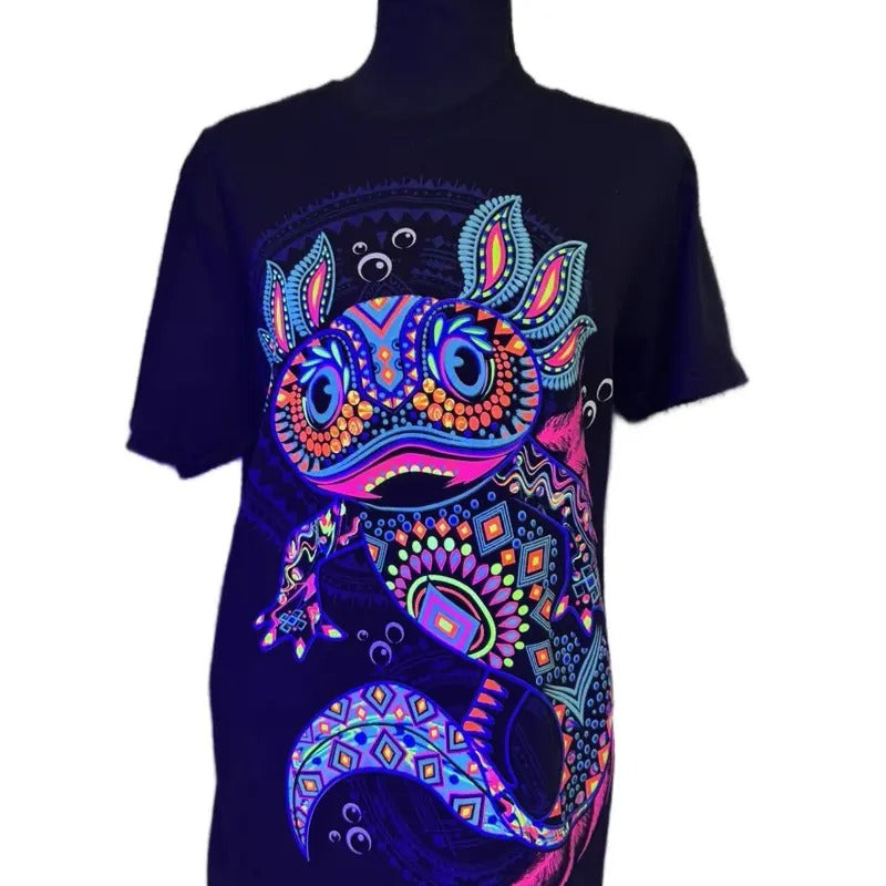 Ajolote multicolores T-shirt Tshirt Menswear Hoodie, Sweatshirt | InkThreadWorks.com