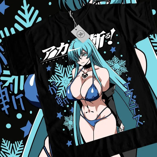 Akame Ga Kill Anime T-shirt & Sweatshirt, Esdeath Waifu Graphic Tee, Anime Manga Lover Gifts