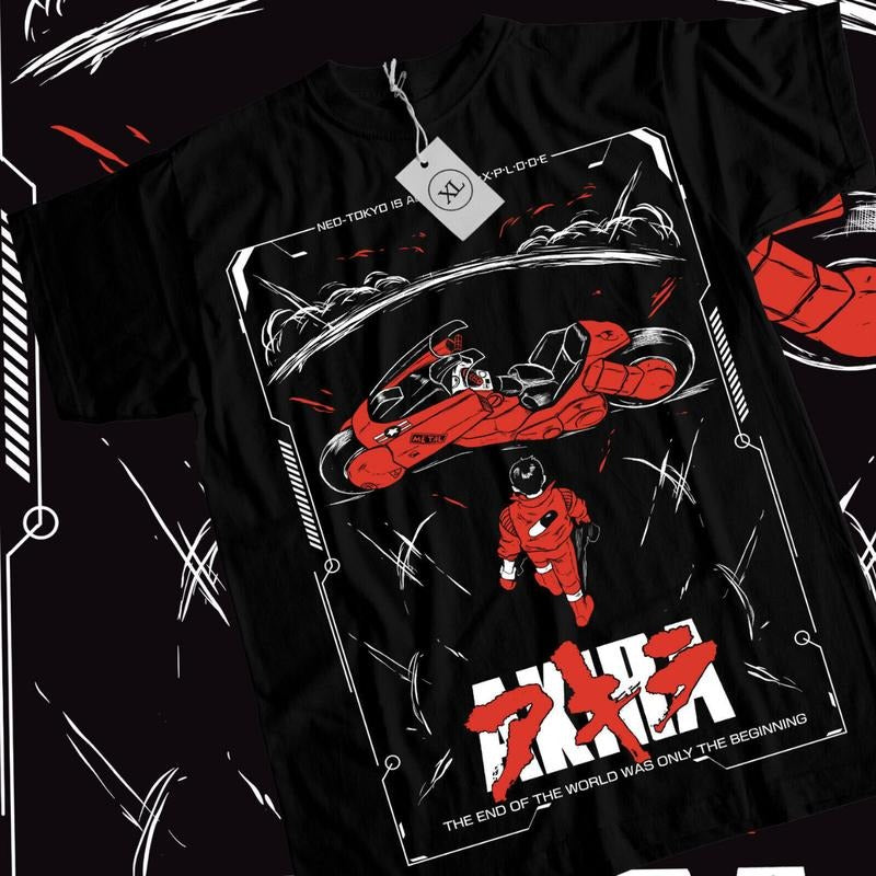 Akira 1988 Anime T-Shirt & Sweatshirt, Anime Manga Lover Gifts Ball Cotton Hoodie | InkThreadWorks.com