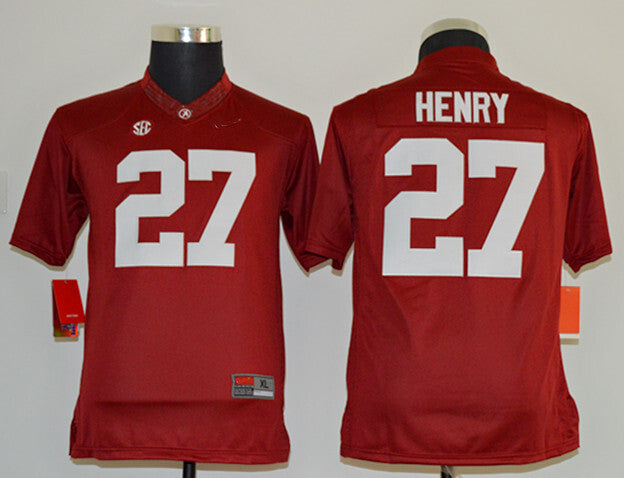 Alabama 27 Henry Youth red