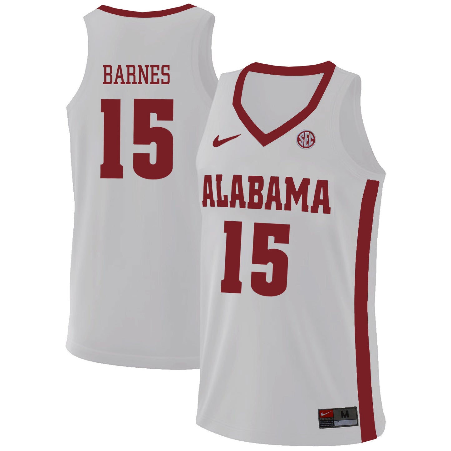 Alabama Barnes 15 White