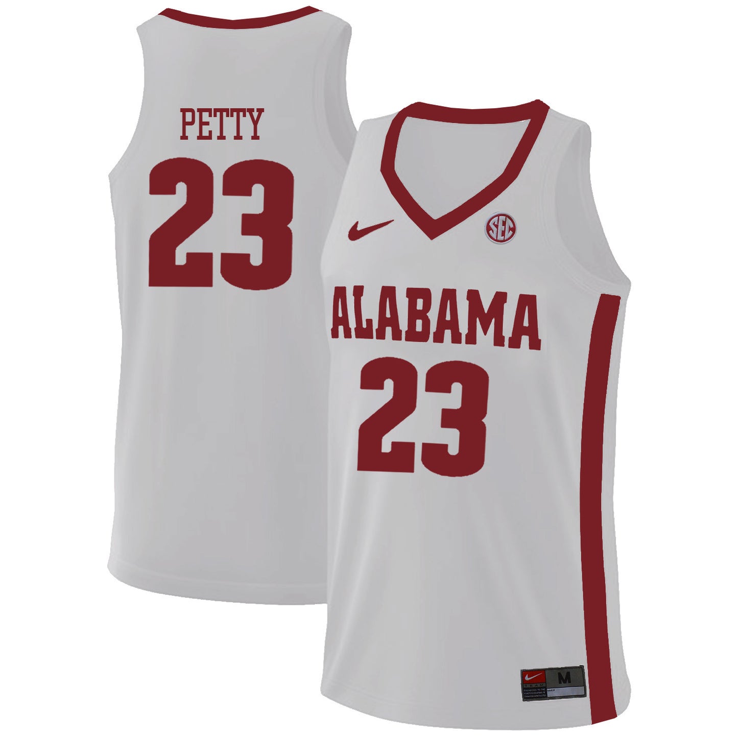 Alabama Petty 23 White