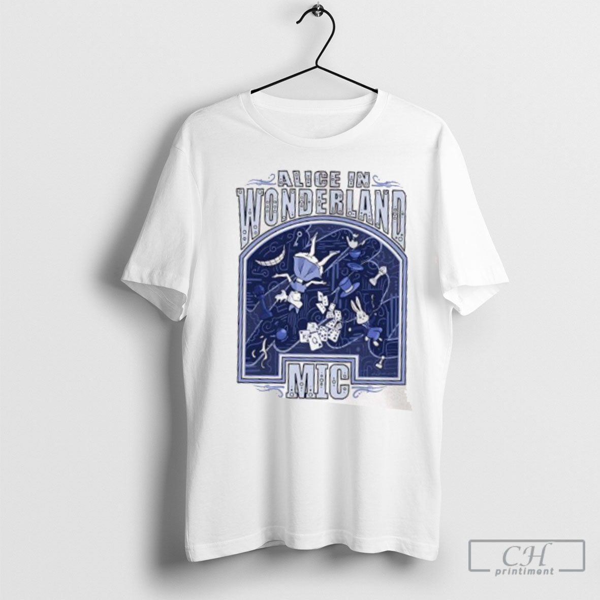 Alice In Wonderland Mic Cast And Crew Tee Shirt