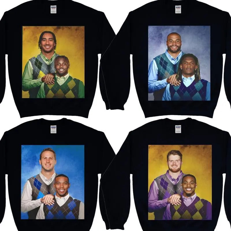 All Football Teams Step Brothers Funny Sweatshirt, Sweater for Football Fans T-Shirts, Hoodie | InkThreadWorks.com