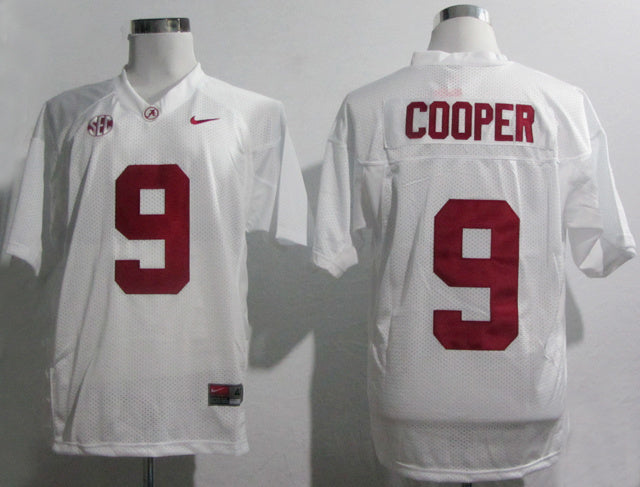 Amari Cooper 9 White 2012 SEC Patch