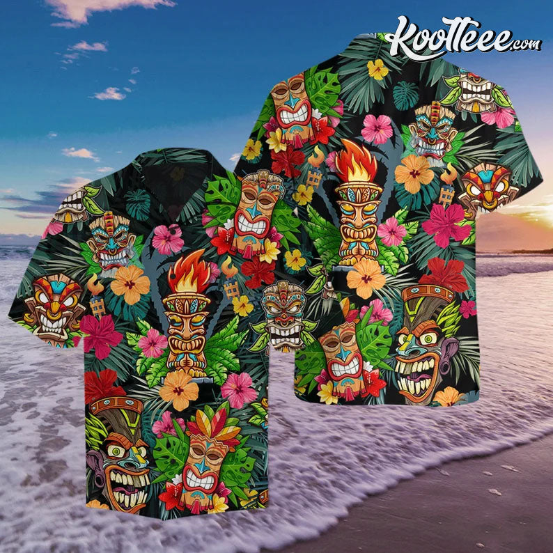 Amazing Tiki Tropical Gifts For Bachelor Party Hawaiian Shirt And Shorts