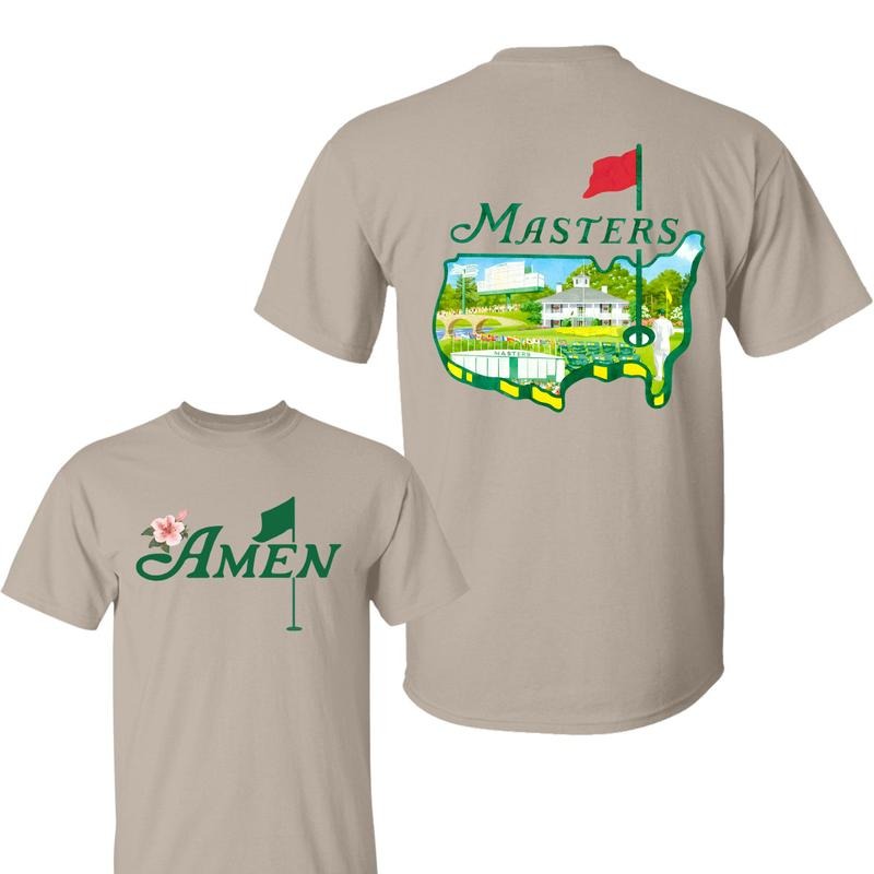 Amen Golf Master Shirt, 2025 Tournament T-Shirt,  Masters Golf Tee, Graphic Tee Gifts for Men, For Women
