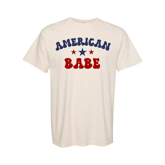 American Babe Graphic 4th of July Summer T-Shirt