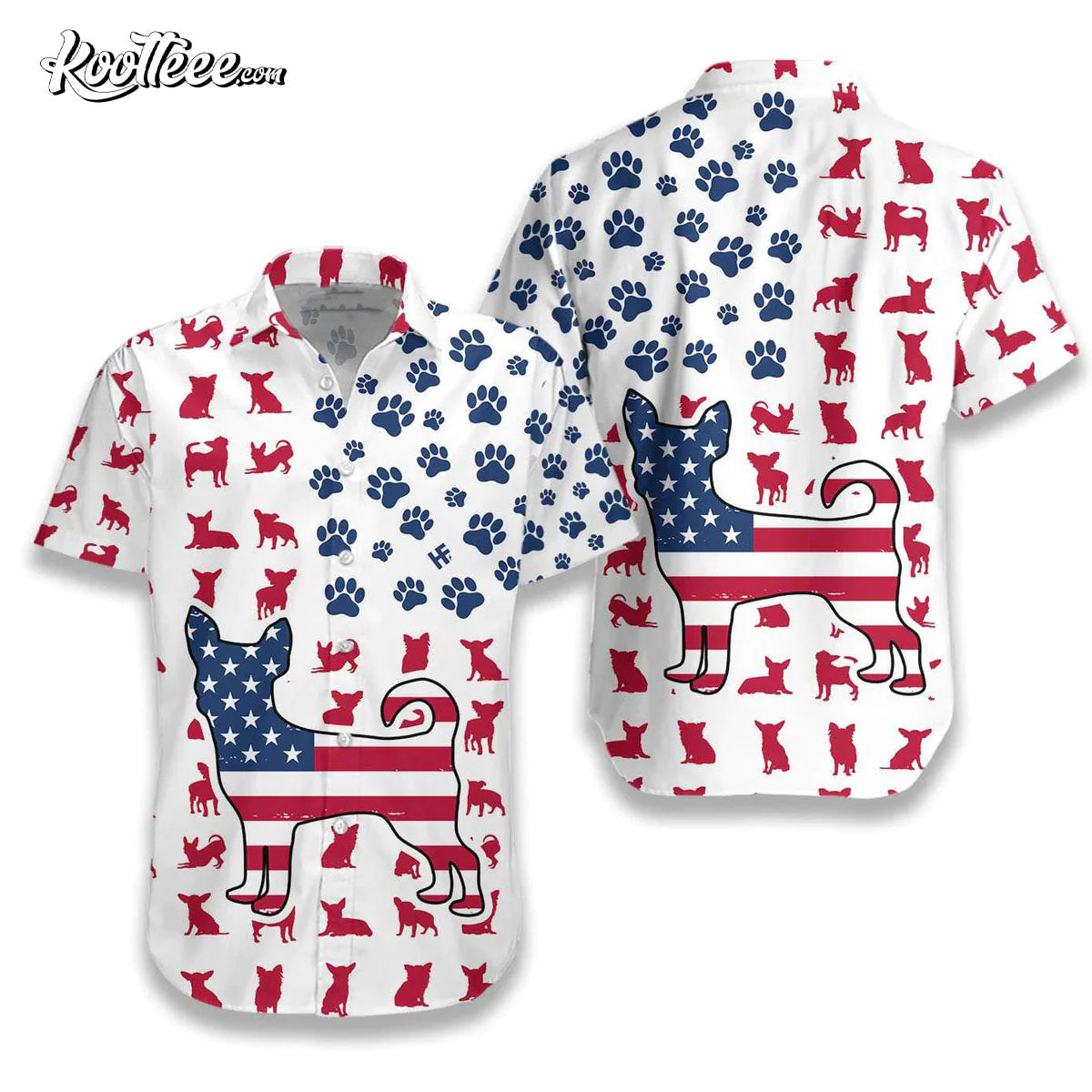 American Chihuahua Lover Hawaiian Shirt
