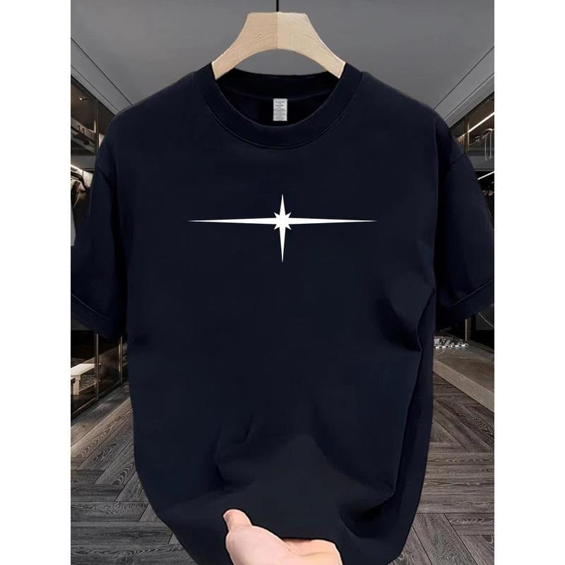 American Fashion Brand Short Sleeve T-shirt Men's Summer 2025 Pu Shuai Design Sense High Street Loose Crew Neck Top