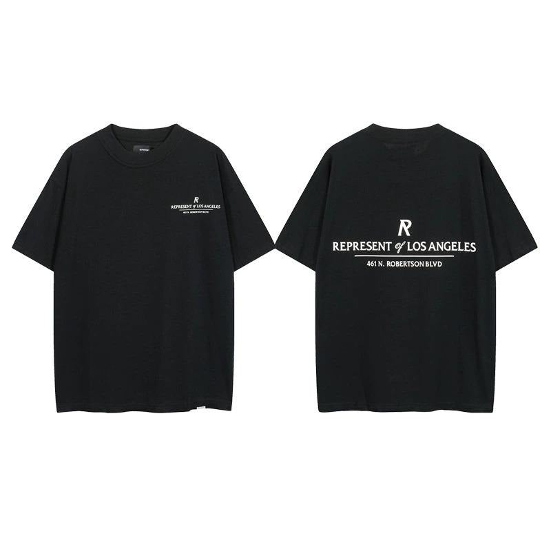 American High Street Fashionable Loose All-Match Short-Sleeved T-shirt Men