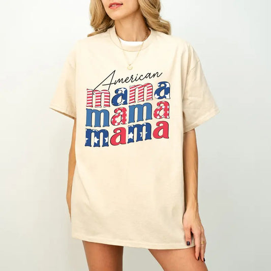 American Mama Shirt,Patriotic Shirts,Family 4th of July Shirt,Mama fourth of July Shirt,Matching Family Shirt,American Mama Shirt