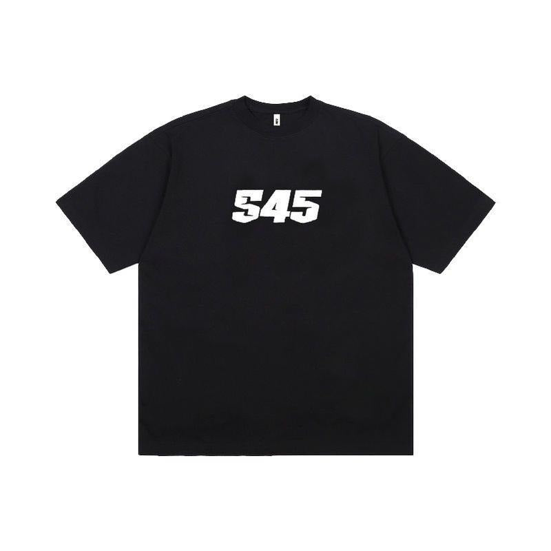 American Style Trend Basic Printed round Neck Cotton Short Sleeve Bottoming Loose Casual Couple American Street T-shirt