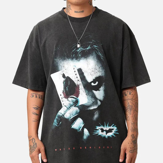 American Thrift X D.C B4tman The Dark Knight '08 T-Shirt Trending Movie T shirt Vintage 90s T-shirt gift for Movie fans gift for him gift for her unisex T-shirt Urbanwear Shirt Fabric Menswear