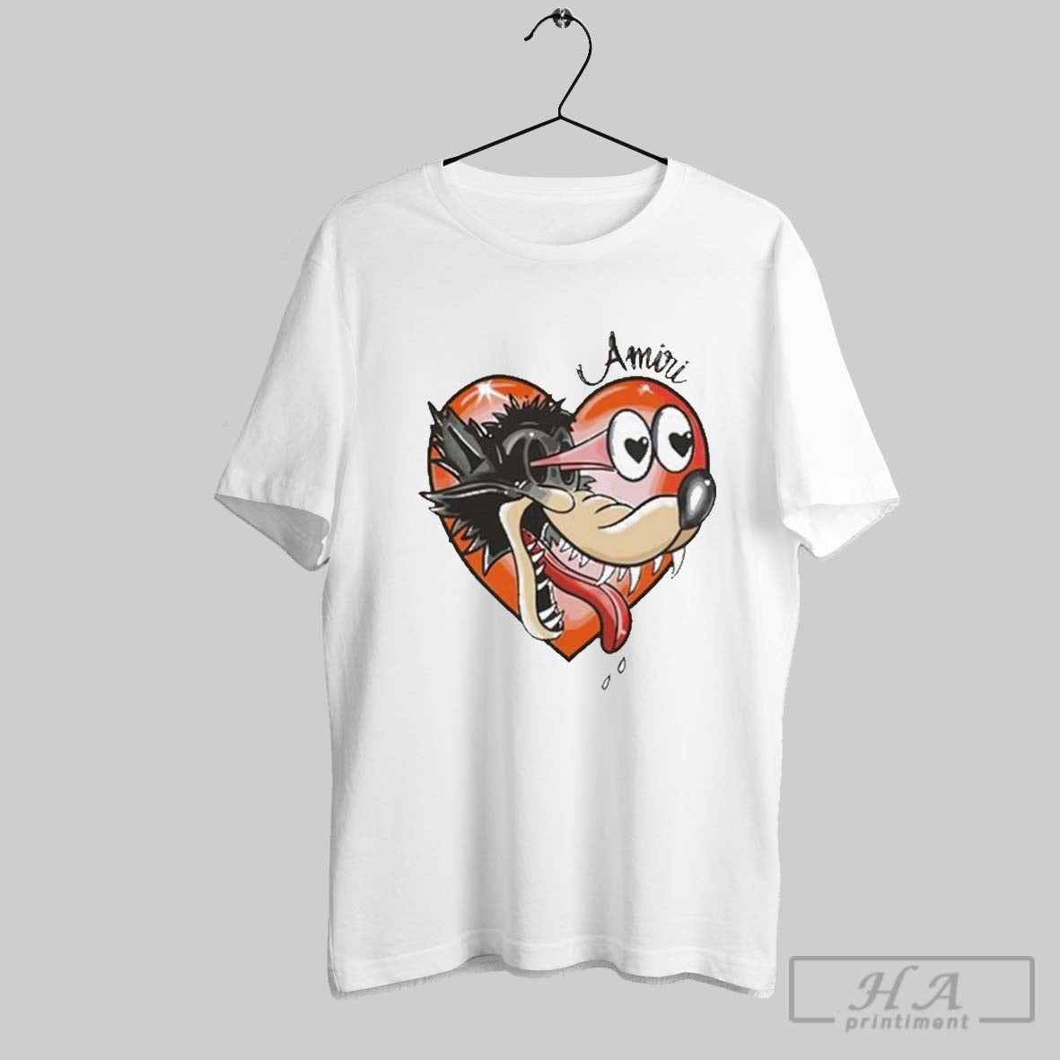 Amiri Hopeless Romantic Heart T Shirts