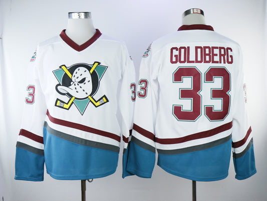 Anaheim Ducks #33 Greg Goldberg Ducks 33 White