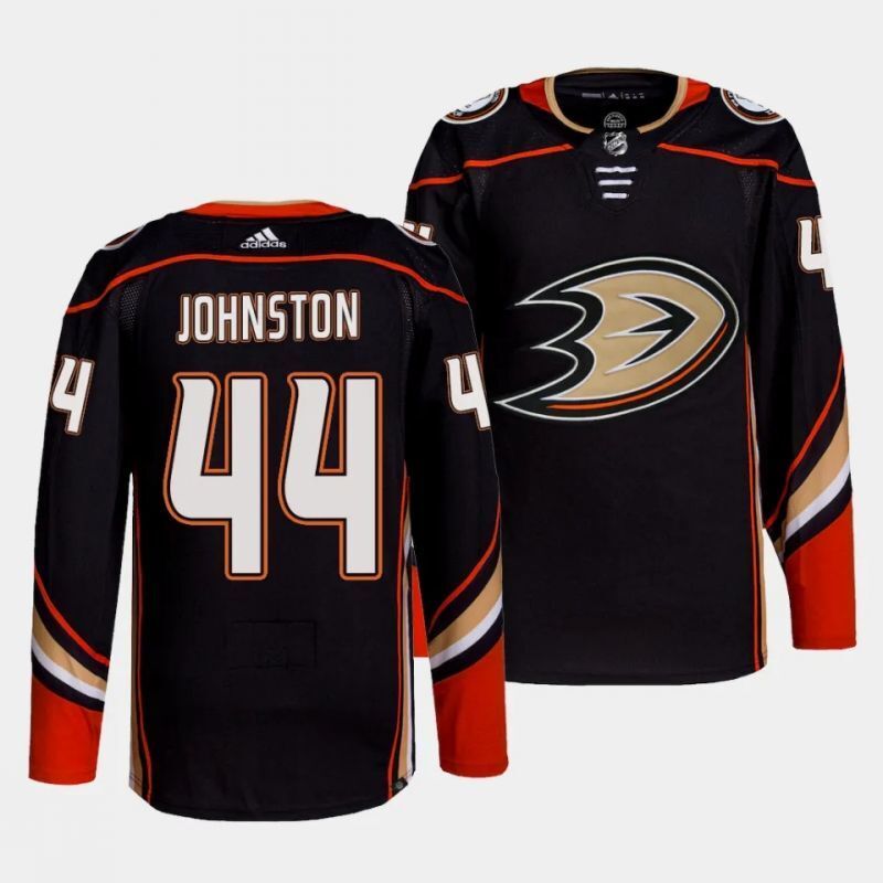 Anaheim Ducks #44 ross johnston home authentic pro black jersey