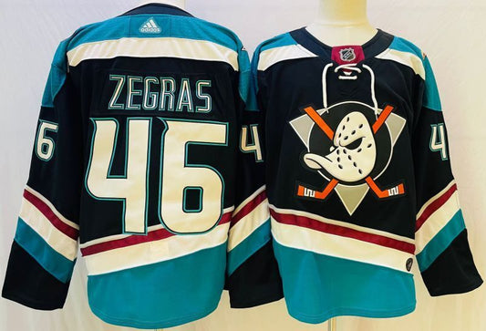 Anaheim Ducks #46 Trevor Zegras Style 2