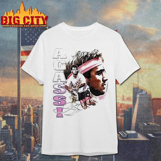 Andre Agassi Vintage 90s Tennis Champion Aesthetics Shirt