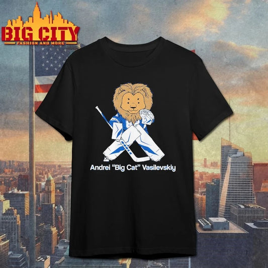 Andrei Vasilevskiy Big Cat Guy t-shirt