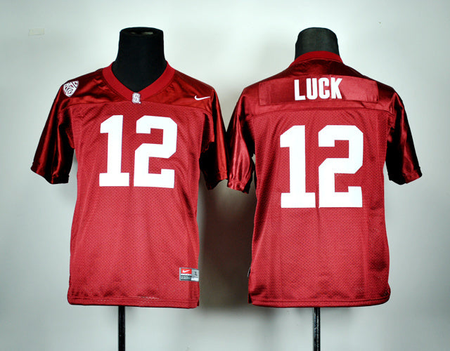 Andrew Luck 12 Youth Red