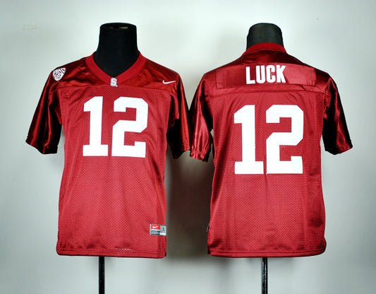 Andrew Luck 12 Youth Red