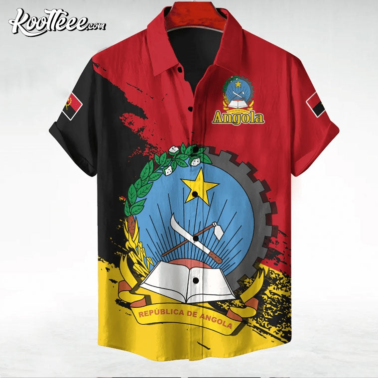 Angola Emblem Custom Hawaiian Shirt