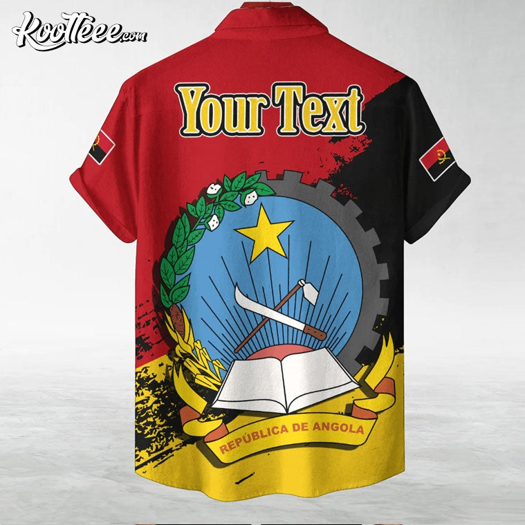 Angola Emblem Custom Hawaiian Shirt