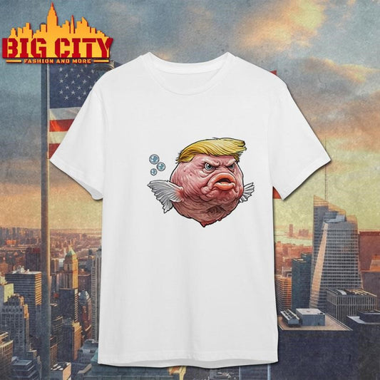 Angry Fish Political Satire Trump Shirt