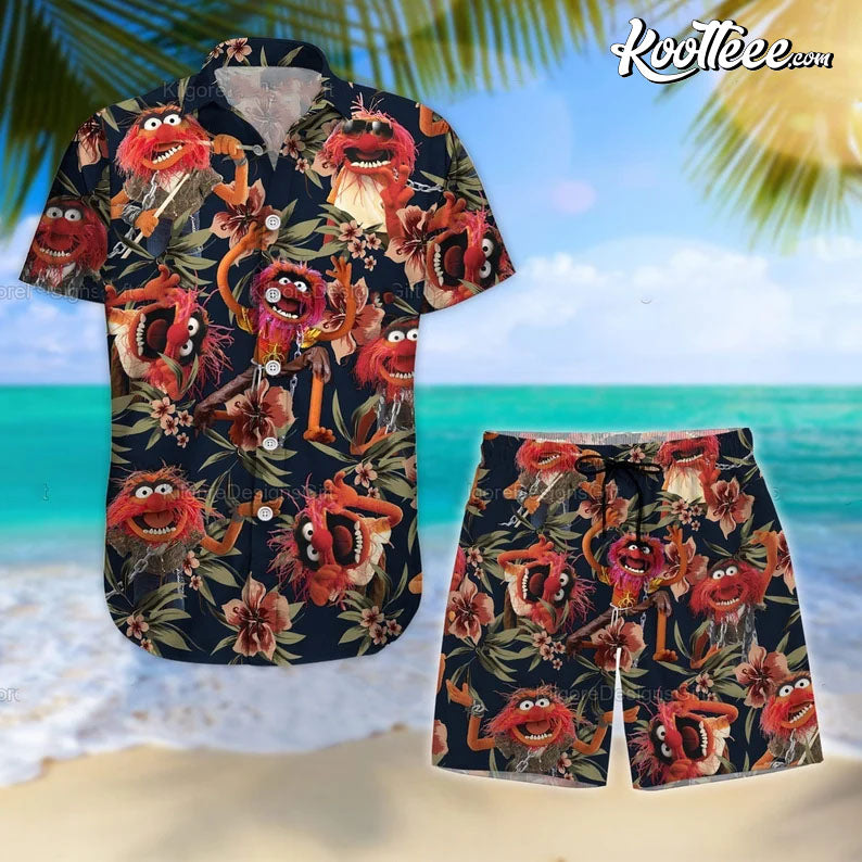 Animal Muppets Hawaiian Shirt And Shorts