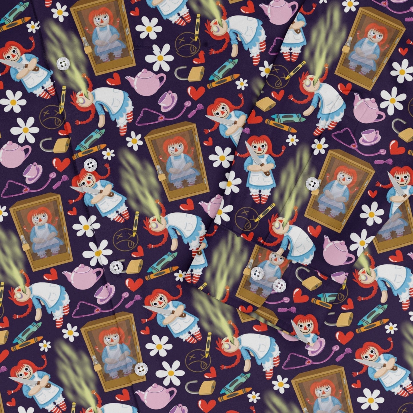 Annabelle Doll Long Sleeve Button Up Shirt