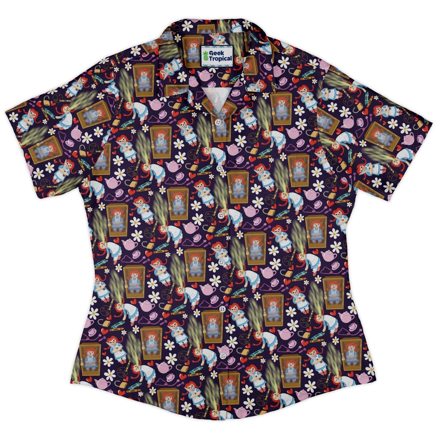 Annabelle Doll Curvy Button Up Shirt