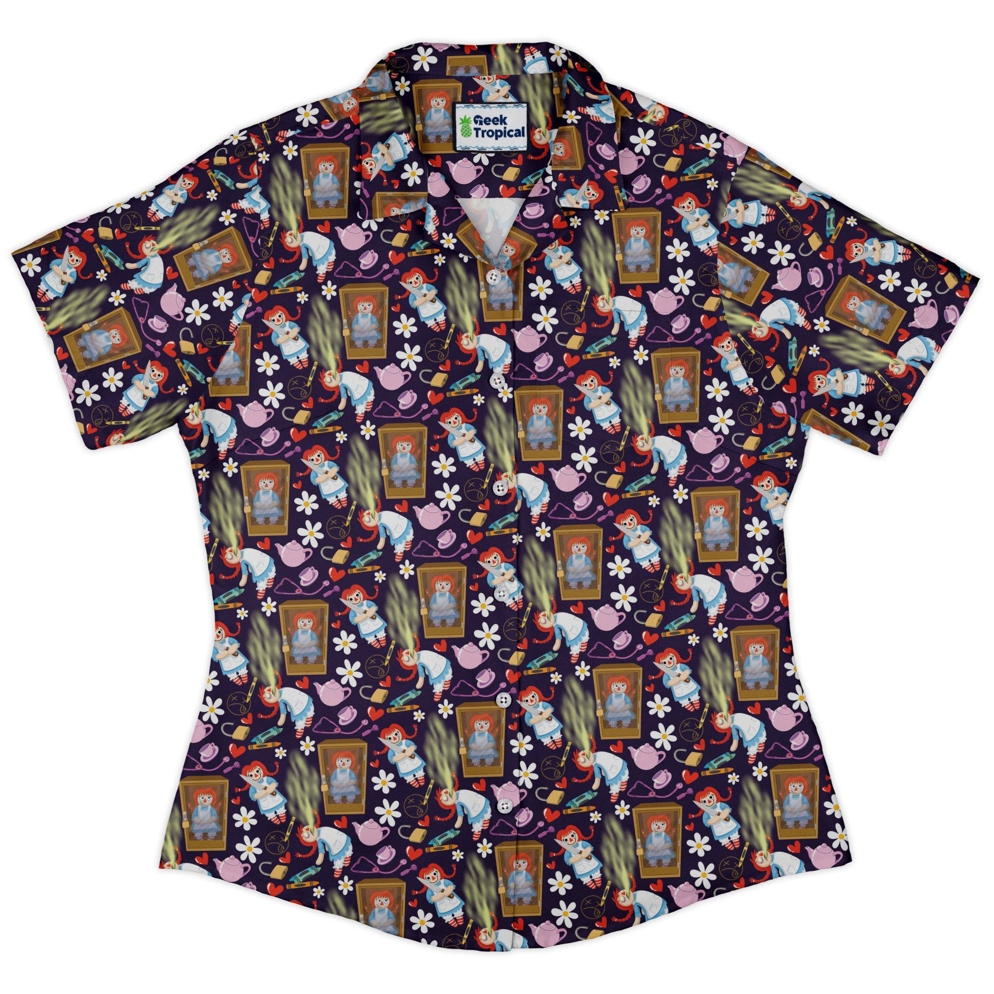 Annabelle Doll Curvy Button Up Shirt
