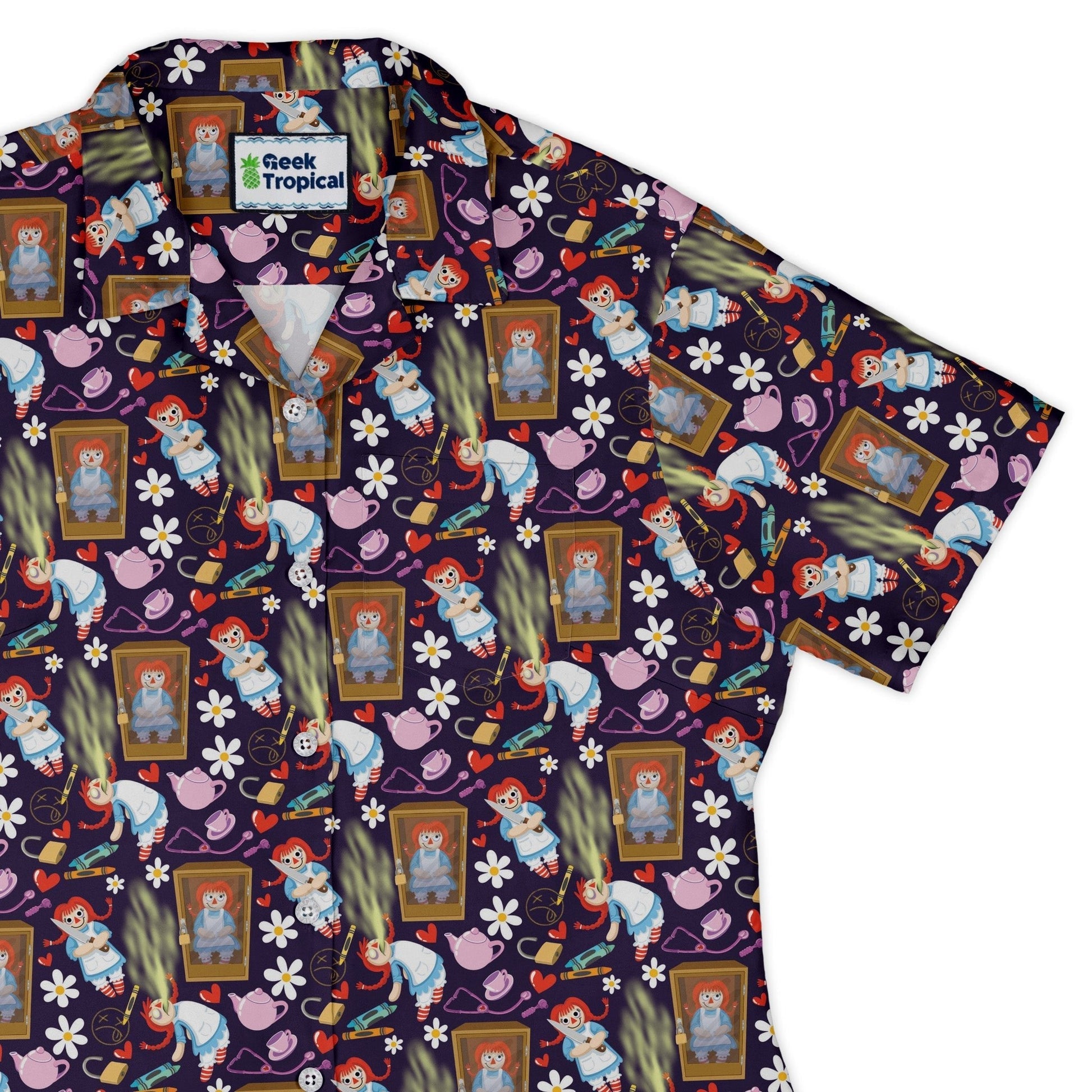 Annabelle Doll Curvy Button Up Shirt