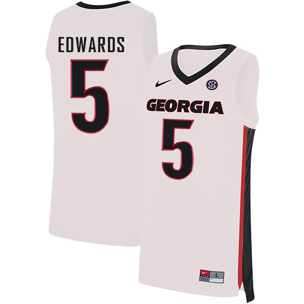 Anthony Edwards 5 V Collar White