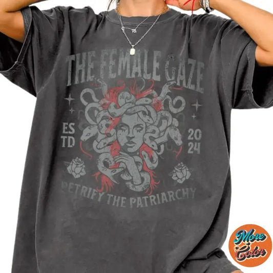 Anti-Patriarchy Medusa Woman's Rights Feminist Movie Vintage Shirts, Cotton Unisex T-Shirt, Crew Neck, Size S- 3XL, Menswear Top, Womenswear Top Underwear Streetwear