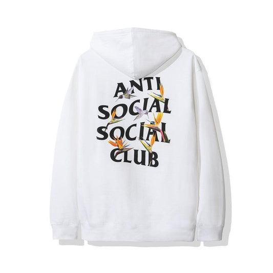 Anti Social Social Club Pair of Dice White Hoodie ASSW486 Men's Size XXL T-Shirts, Sweatshirt | InkThreadWorks.com