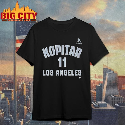 Anze Kopitar Los Angeles Name &amp; Number t-shirt
