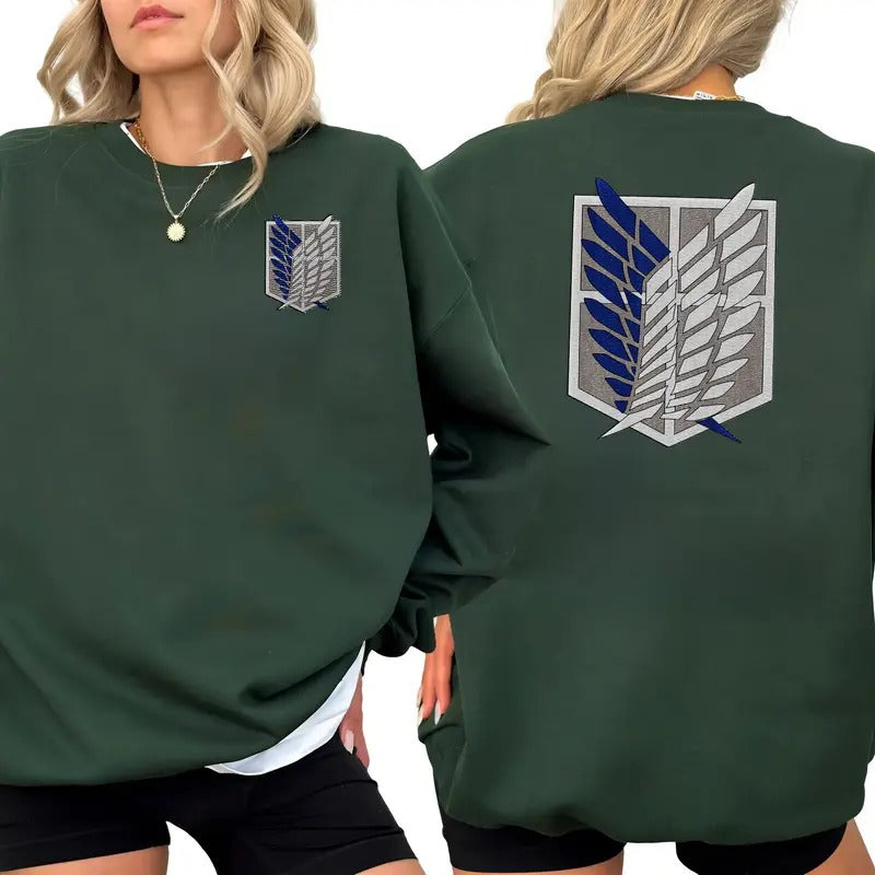 AoT Movie Sweatshirt, Hoodie, Anime Oversized Kawaii Hoodie, Y2K Anime Harajuku Sweater, Hoodie Women, Men Gift