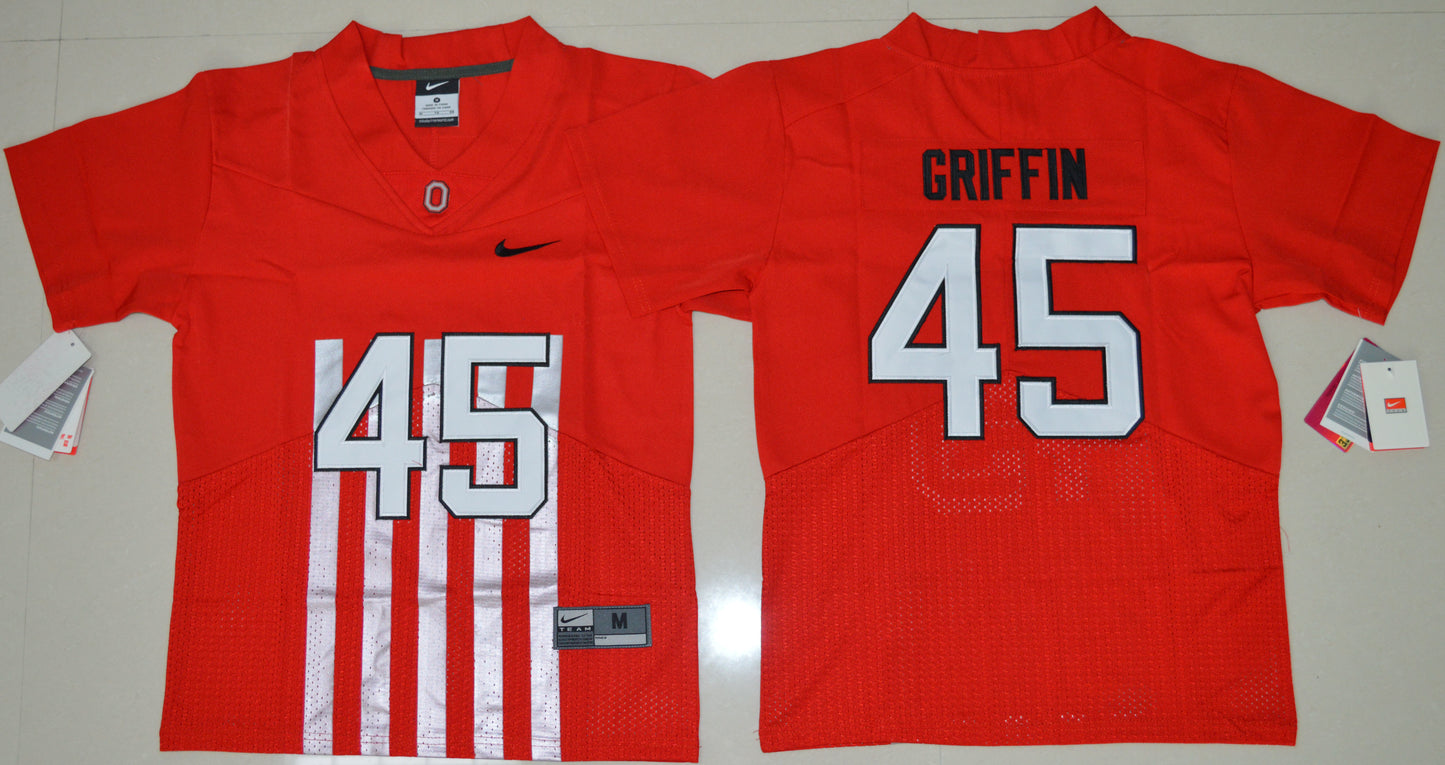 Archie Griffin 45 Elite Red Youth