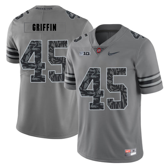 Archie Griffin 45 Pattern Dark Gray