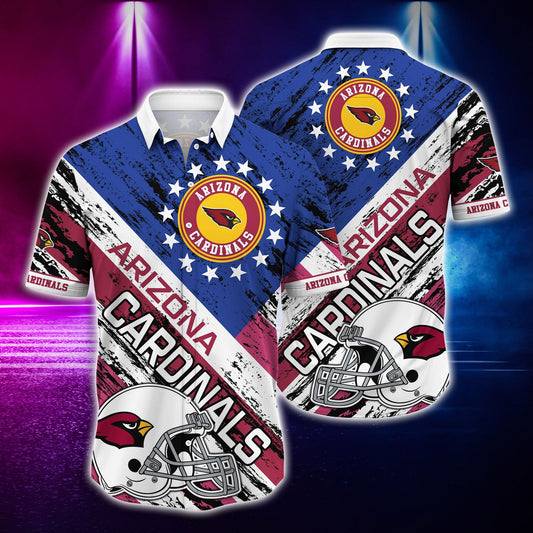 Arizona Cardinals Hawaiian Shirt All American Stars Design 537409