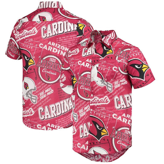 Arizona Cardinals Hawaiian Shirt Legacy Collage Design 746549