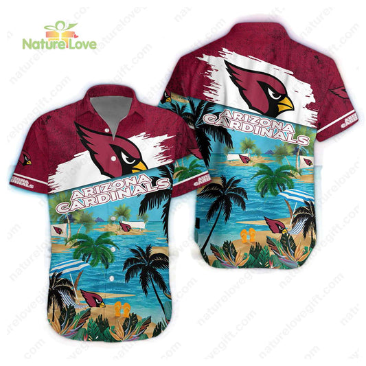 Arizona Cardinals Summer Beach Aloha Arizona Cardinals Hawaiian Shirt